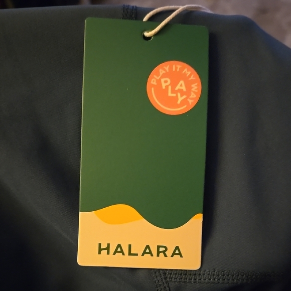 211. New HALARA Softlyzero QuickDry Dragonfly Teal Golf Dress Size Medium - Picture 2 of 8